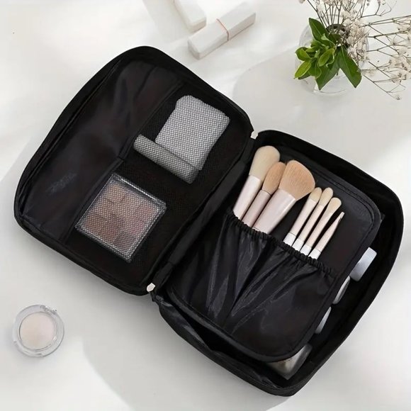 Travel Bag Cosmetic Toiletry Makeup Travel Organize Clutch Case Unisex Weekend - Picture 3 of 6